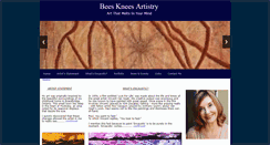 Desktop Screenshot of beeskneesartistry.com